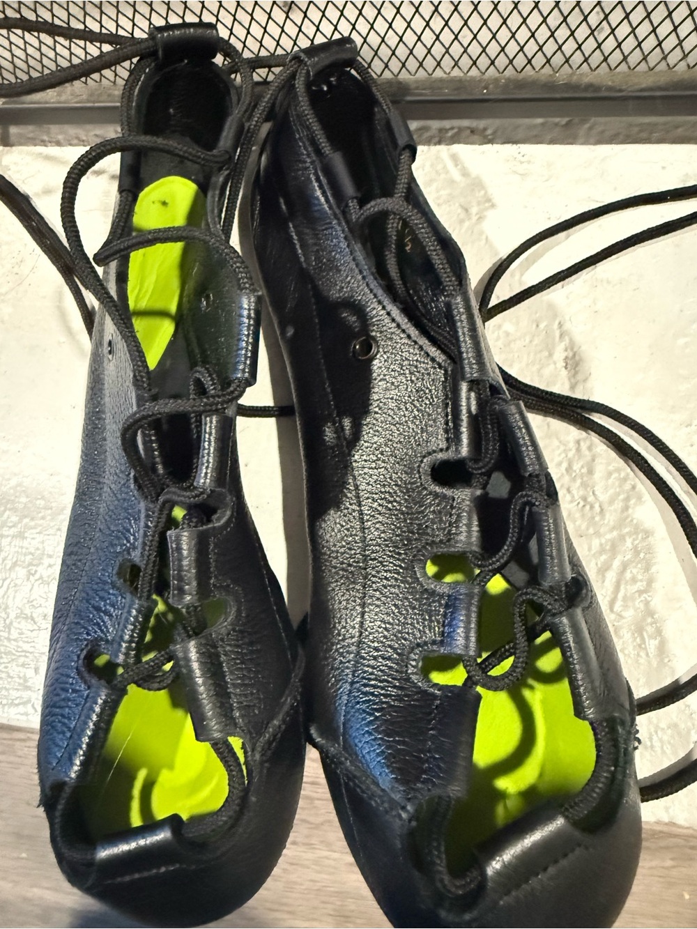 Rutherford Canva Gold Pump Ghillies- Irish Dance
